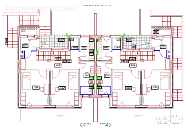 ТРИЕТАЖНА КЪЩА 316 М² К.К. ЧАЙКА, снимка 6 - Къщи - 51589626
