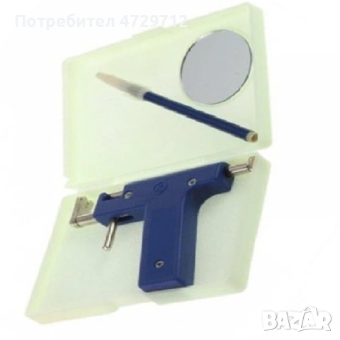 Пистолет за фризьорски салон за пробиване на обици, снимка 3 - Обеци - 53453230
