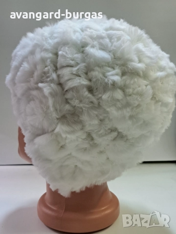 Дамска шапка, лукс Чинчила -229, снимка 3 - Шапки - 52214094