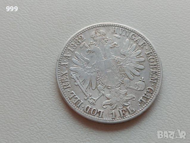 1 флорин 1882 Австрия * Австро - Унгария - Сребро