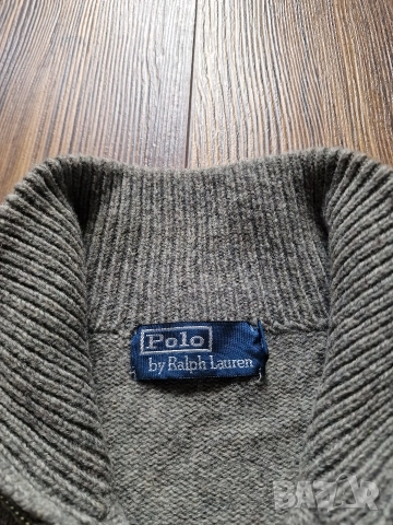 Страхотна мъжка вълнена жилетка POLO RALPH LAUREN размер L , снимка 5 - Пуловери - 52569336