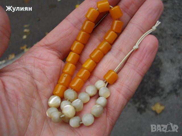 СТАРА БРОЕНИЦА БАКЕЛИТ КЕХЛИБАР КАТАЛИН СЕДЕФ, снимка 4 - Антикварни и старинни предмети - 43241899