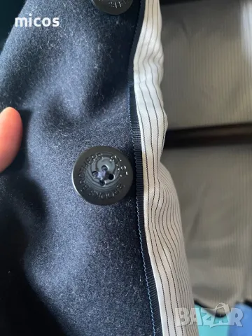 100 лв до 15.12!Brooks Brothers,оригинал,марково,фина вълна,тъмносиньо палто, снимка 11 - Палта, манта - 48245657