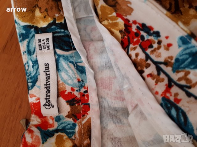 Флорална пола Страдивариус, снимка 4 - Поли - 26648309