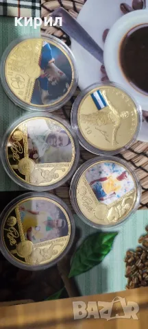 Монети с футболисти , снимка 10 - Нумизматика и бонистика - 48325871
