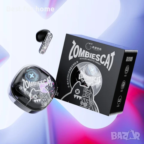 ZOMBIES CAT Bluetooth слушалки, снимка 7 - Bluetooth слушалки - 51192355