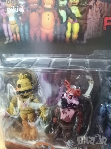 4 бр Five Nights at Freddy's Freddy Фреди нощи светещи пластмасови играчки играчка игра фигурки, снимка 3 - Фигурки - 43515994
