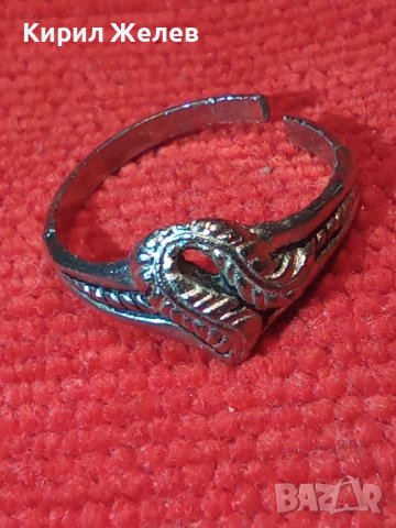 СТАР ФЛОРАРЕН ПОСРЕБРЕН ВИНТИДЖ АРТ ПРЪСТЕН 26444, снимка 8 - Антикварни и старинни предмети - 34806241