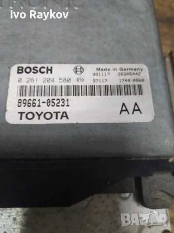 ECU за Toyota Avensis I ,  1.6 (AT220, ZZT220), 110 hp, 89661-0523, снимка 2 - Части - 53369297