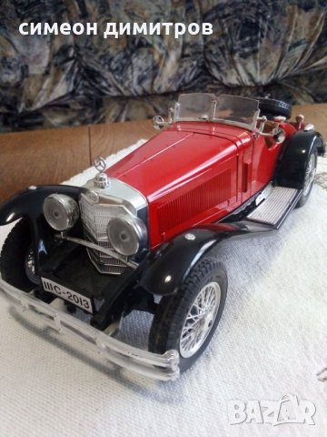 Метално копие на мерцедес за колекционери на марката оригинал 1/18  подвижна ходова час, волан гуми, снимка 15 - Антикварни и старинни предмети - 27936846