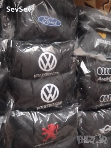 Качествени черни възглавници с бродиран надпис и емблема на марка кола на  22 лв, снимка 5 - Аксесоари и консумативи - 38350317