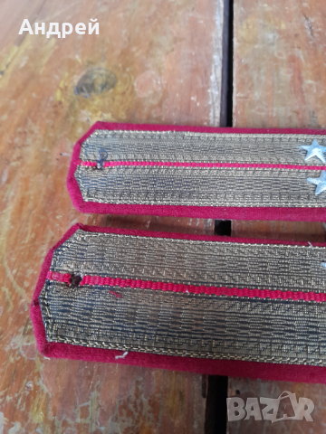 Стари пагони Лейтенант #2, снимка 2 - Антикварни и старинни предмети - 44882240