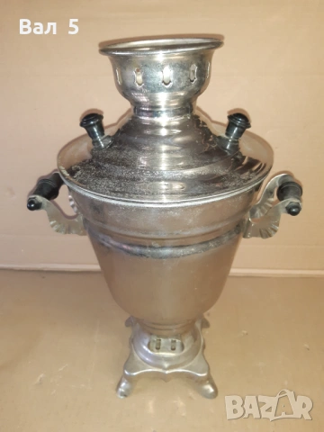 Стар самовар СССР с кабел , работи, снимка 4 - Антикварни и старинни предмети - 53152828