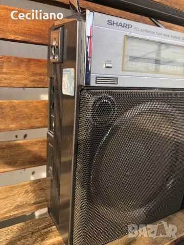 Радиокасетофон 💥Sharp GF-9595E(45w) -Рядък,в състояние!, снимка 2 - Радиокасетофони, транзистори - 52842207