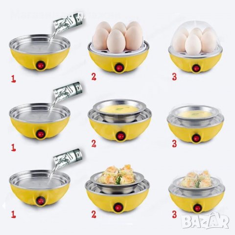 Яйцеварка – уред за варене на яйца, снимка 18 - Уреди за готвене на пара - 26846053