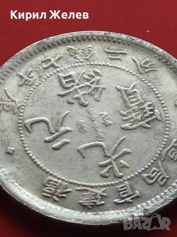 РЕПЛИКА КОПИЕ на стара сребърна Китайска монета перфектно състояние за КОЛЕКЦИОНЕРИ 41474, снимка 8 - Нумизматика и бонистика - 43193370