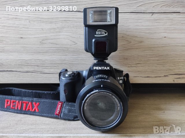 Фотоапарат Pentax K110D, снимка 3 - Фотоапарати - 35661338