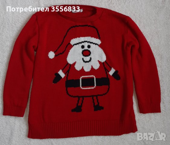 Коледен пуловер, снимка 1 - Блузи с дълъг ръкав и пуловери - 43327525