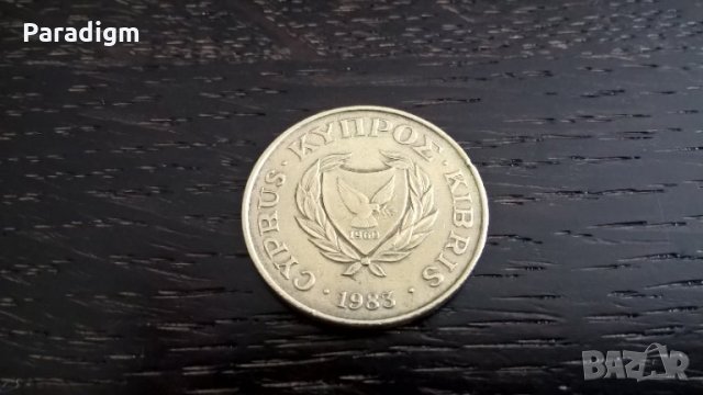 Монета - Кипър - 5 цента | 1983г., снимка 2 - Нумизматика и бонистика - 29041851