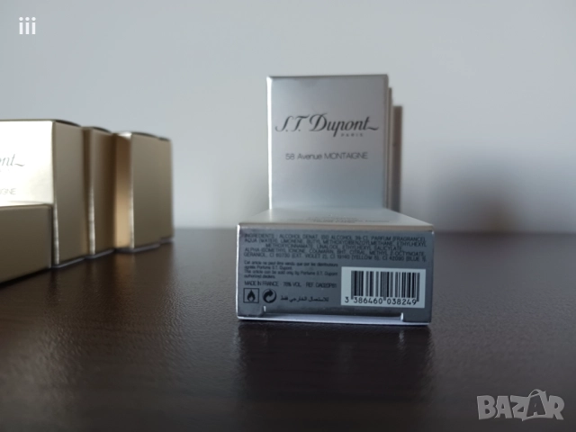 Нови мъжки мини парфюми S.T.Dupont 58 Avenue Montaigne - 5ml, снимка 3 - Мъжки парфюми - 52494165