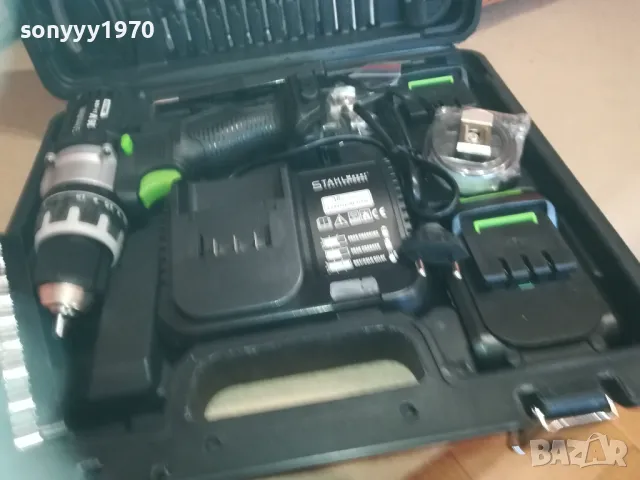 ВИНТОВЕРТ НОВ С ДВЕ БАТЕРИИ И ЗАРЯДНО 0211241930, снимка 5 - Винтоверти - 47815711