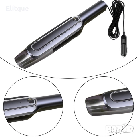 Портативна ръчна прахосмукачка за автомобил, снимка 3 - Прахосмукачки - 52798093