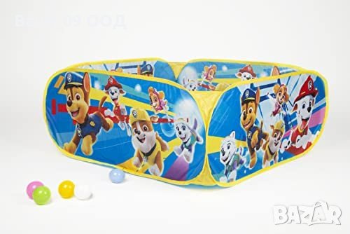 Детски кът за игра "Paw patrol" или "Peppa pig" с 20 меки топчета, снимка 2 - Играчки за стая - 38267143