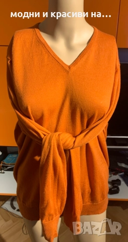 Мъжки пуловер Hugenberg, фина вълна мерино, снимка 3 - Пуловери - 52968637