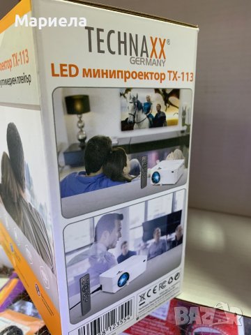 Нов Немски компактен Мултимедиен Проектор TX-113 / Мини Проектор TX-113, снимка 6 - Друга електроника - 44139730