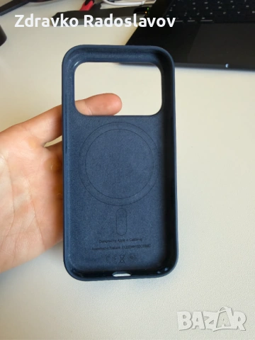 iPhone 17 Pro Silicone Case with MagSafe - Midnight, снимка 2 - Apple iPhone - 53479494