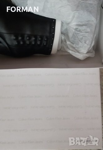 Черни боти на широк ток и платформа 36 номер , снимка 7 - Дамски боти - 37892898