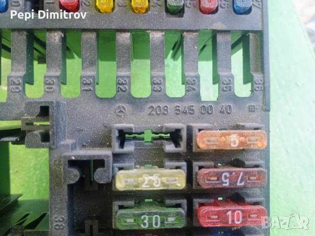 2085450040 Кутия с реле/предпазители за MERCEDES-BENZ CLK (BM 208) COUPE 1997, снимка 3 - Части - 51634284