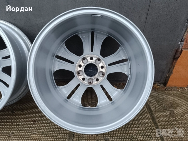 ОРИГИНАЛНИ джанти 17 ' цола 5x112 МЕРЦЕДЕС / MERCEDES BENZ ET36 7,5J 66,6, снимка 18 - Гуми и джанти - 52344984