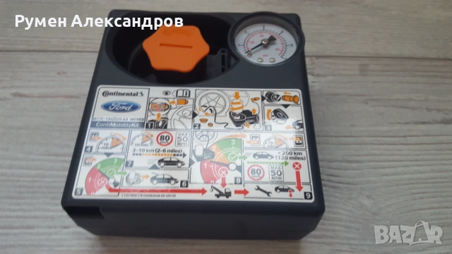 Нов оригинален компресор за гуми Continental Ford 12V-10A-120W, снимка 2 - Аксесоари и консумативи - 53292648