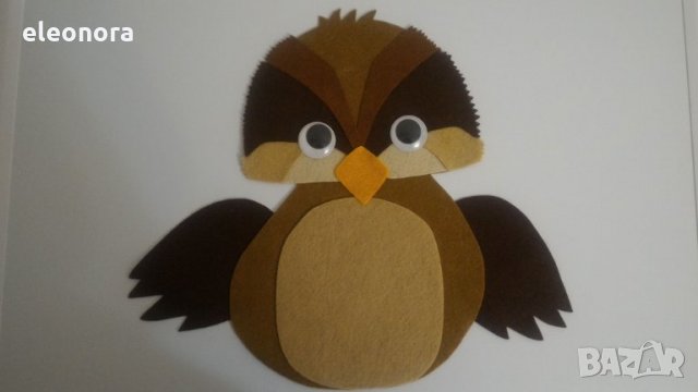 Ръчно изработени животни от филц-20 см., снимка 8 - Други - 26658561