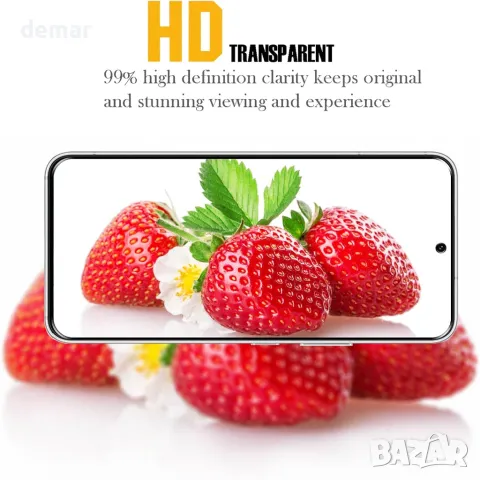 WFTE 2 броя протектор за екран за Samsung Galaxy S24 Plus 5G, снимка 8 - Фолия, протектори - 49128861