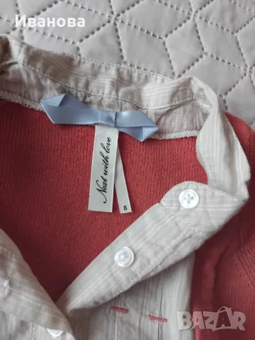 Блузка с къс ръкав - 36 р-р - подарявам към закупен артикул, снимка 2 - Тениски - 49039412