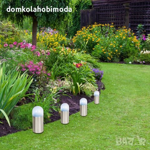 Соларна лампа, 4x11см, четири броя