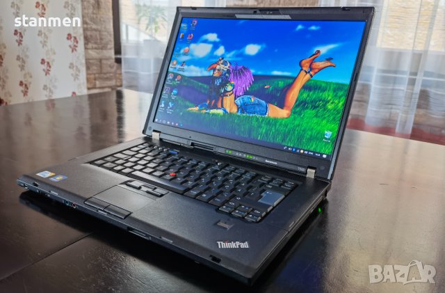 Продавам лаптоп Lenovo ThinkPad T500/2x2.26Ghz/мат15.4"сКам/4gb/500gb/Профилактиран/DVDrw, снимка 1