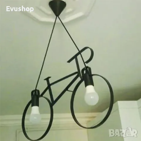 Полилей Bicycle, Черен Метал, 60 см