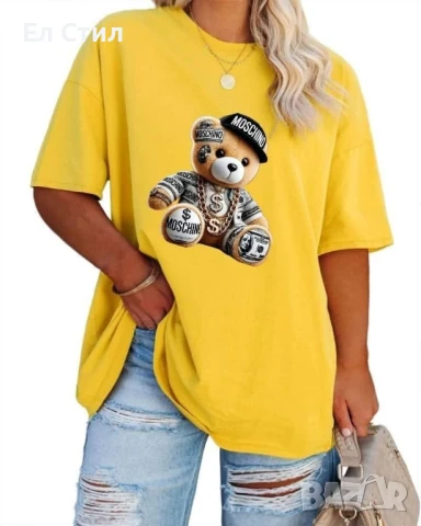 ⭐️Дамски тениски памук
Цена 27.00лв
Права кройка
Размери xs s m l xl xxl xxxl xxxxl, снимка 3 - Тениски - 50747747