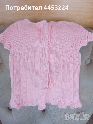 Детски и бебешки жилетки ,елечета и комплекти ръчно плетени , снимка 4 - Детски пуловери и жилетки - 50943868