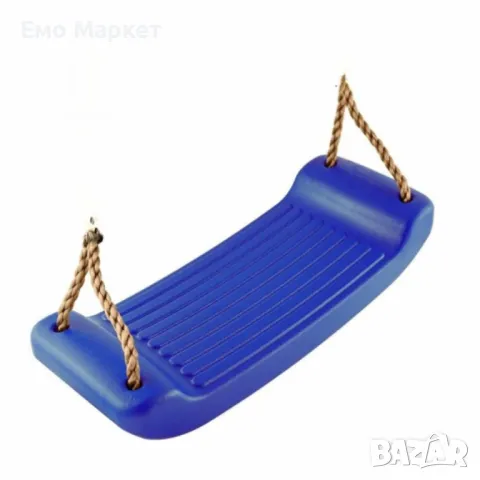 Пластмасова детска люлка без облегалка, стабилна и лека, включени въжета, снимка 2 - Други стоки за дома - 49942816