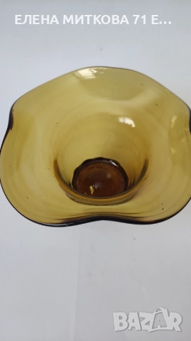 Бонбониера кошничка от цветно стъкло, снимка 3 - Аксесоари за кухня - 52978589