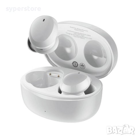 Слушалки безжични Bluetooth Baseus Bowie E2 TWS NGTW090002 Тип Тапи за уши Бели Водоустойчиви, снимка 1 - Слушалки, hands-free - 38663997