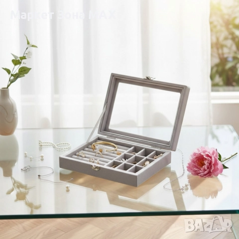 Кутия за съхранение на бижута – 24 места за перфектен ред, снимка 5 - Други стоки за дома - 52972050