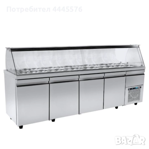 Хладилна витрина за салати – 224 см