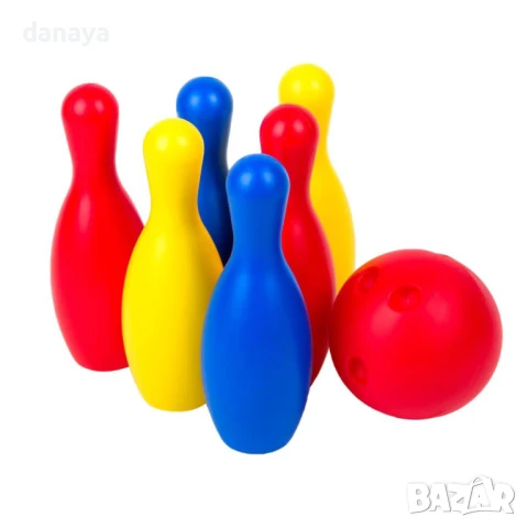 5930 Детски комплект за боулинг 6 кегли и топка, снимка 2 - Игри и пъзели - 50549236
