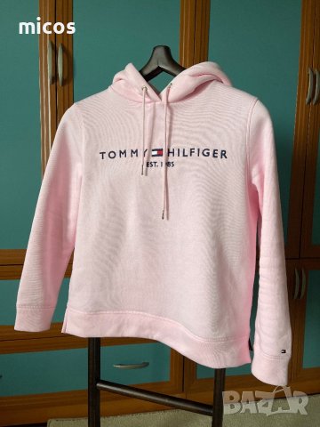 100 лв до 30.05!Tommy Hilfiger,original, суичър,страхотен розов цвят,нов, снимка 4 - Блузи с дълъг ръкав и пуловери - 43511508