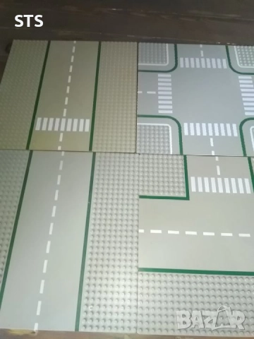 Lego old gray road Лего базови плочки път